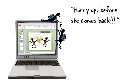 The Rapid E-Learning Blog - beware of the screen bean